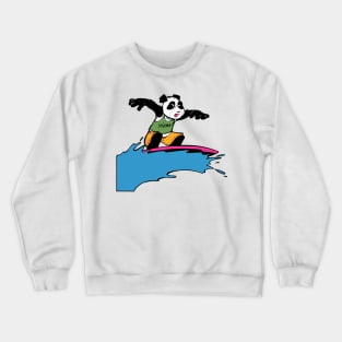 Panda Surf Crewneck Sweatshirt